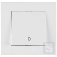 Вимикач одноклавішний ПЕРЕХРЕСТНИЙ Arvia Electric KAREN Білий (20 01 1000 214)